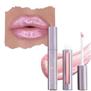Runway Rogue LuxGloss Lip Gloss, High-Pigment Shimmery Soft Pastel-Pink Lip Gloss, ¡®Catwalk¡¯