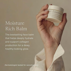 Oak Essentials Moisture Rich Balm | Nourishing Face Balm with Sea Buckthorn &amp Borage Seed Oil to Help Support Collagen and Deep Hydration 1.4 Oz