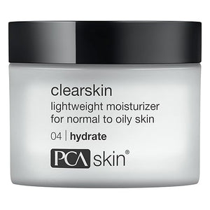 PCA SKIN Clearskin Lightweight Face Moisturizer for Oily Skin Daily Hydrating Facial Moisturizer for Oily Acne-Prone and Sensitive Skin Quick Absorbing Reduces Discolorations 1.7 oz Jar