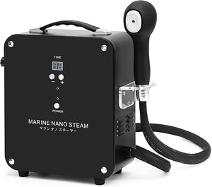 Nano Blue Light Micro Mist Hair Steamer Salon Hair Coloring Hair Perm Dyeing Scalp Hairdressing Care Sprayer for Adds Softness Shine with Spray Volume Time Adjustment Clean Function Elitzia ETD503