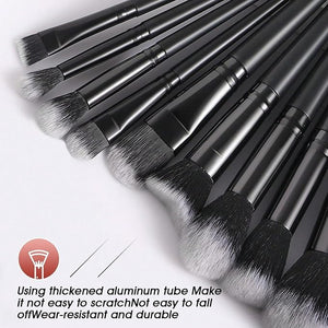 Black Makeup Brushes Set Professional 70Pcs with Case Premium Synthetic for Foundation Concealer Blush Eyeshadow Powder Contour Makeup Brush Kit Face Eye Make up Brushes &amp Tools