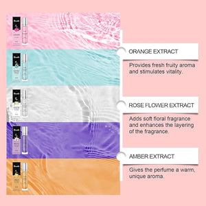 Jasmine Roll-On Perfume - Natural Long-Lasting Refreshing Scent, Mild &amp; Gentle For Daily Use, Perfect For Couples' Dates, Portable &amp; Convenient Fragrance(2PCS)