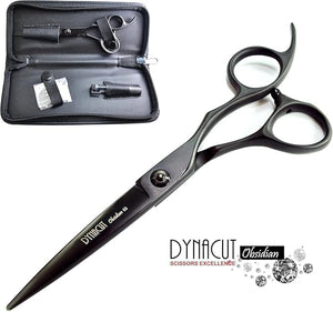 Professional Hair Scissors Salon Shears 6 Inch Extremely Sharp 440C Blades DynaCut Razor Sharp Haircutting Shears Hairdressing Scissors with Cleaning Oil and Remove Finger Ring Inserts