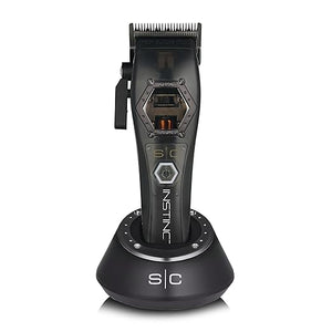 Stylecraft Instinct Professional IN2 Vector Motor Cordless Hair Clipper with Intuitive Torque Control, 3 Modular Lids