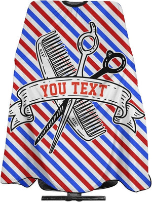 Custom Vintage Barbershop Haircuts Barber Cape Personalized Haircut Cape with Your Text Name Logo Salon Haircut Apron Customized Unisex Hair Cutting Cape Barber Hairdressing Cape for Men Women