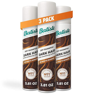 Batiste Dark Dry Shampoo Waterless shampoo 3.81oz 3 pack