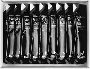Maurten Gel 160 Energy Gel - 10-Pack of 65g - 40g Carbohydrates for Extended Endurance Sports - Stomach-Friendly Patented Hydrogel Technology for Endurance Athletes - Free of preservatives