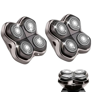 Shaver Replacement Heads Compatible with Skull Head Shaver Replacement Blade for Pitbull Butter flykiss pro &amp Palm for Bald Men 2 Pack