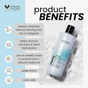 Clarify Shampoo | Deep Cleansing | Color-Safe | Removes Dulling Deposits &amp Product Build Up