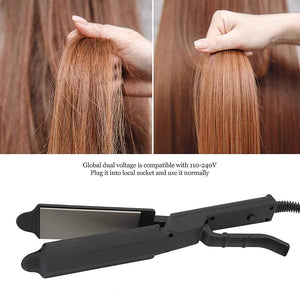 Professional Hair Straightener Tourmaline ceramic Negative Ion Flat Iron For All Hair Types With 4 Levels Adjustable Temperature (#1)