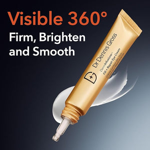 Dr Dennis Gross DermInfusions Fill + Repair Eye Cream: Hydrating &amp Brightening Treatment for Dark Circles Fine Lines &amp Wrinkles Firms &amp Smooths 360¡Æ Eye Area 0.5 Oz