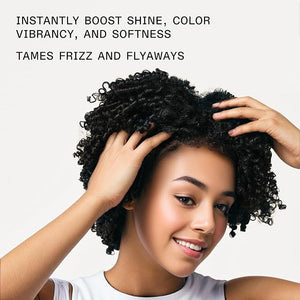 Hair Oil Spray - Leave In Conditioning Spray for Dry &amp Frizzy Hair with Jojoba Oil &amp Shea Butter Intensive Nourishing Treatment Detangles Adds Shine &amp Softness for Women &amp Men (2.71