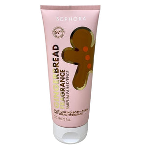 SEPHORA COLLECTION Gingerbread Set - Bubble Shower Gel Moisturizing body Lotion Scented Body Mist Exfoliating Body Granita Full Size.