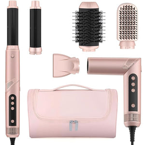 Straightener and Curler 2 in 1 with Vented Cool Air to Lock in Style Flat Iron Curling Wand