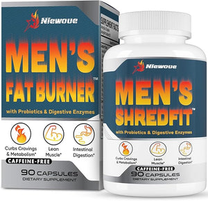 Thermogenic Fat Burner for Men with Green Tea, Premium Appetite Suppressant, Appetite Control, Metabolism Booster for Weight Loss, Energy, Weight Loss Supplement for Men - 90 Capsules