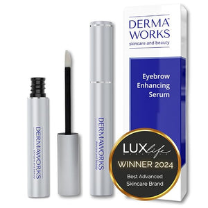 ADVANCED EYEBROW GROWTH SERUM ? Eyebrow Serum to Grow Brows - Rapid Brow Growth Treatment - Brow Conditioner &amp Thickener - Suero para Cejas Crecimiento - Crecimiento de Cejas by DERMAWORKS