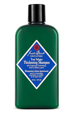 Jack Black True Volume Thickening Shampoo. ? Expansion Technology Basil &amp White Lupine ? Thickening Hair Products for Men &amp Women Sulfate-Free Hair Shampoo