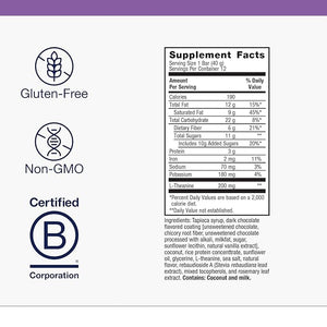 Metagenics Ultra Calm Bar - For Stress Management Support* - With 200 mg L-Theanine - With Iron &amp; Potassium Minerals - 12 Bars