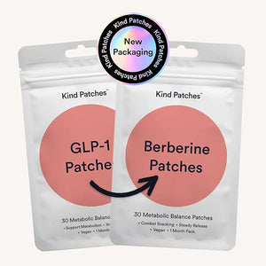 GLP-1 Patches by Kind Patches for Women and Men - 4 Pack, 120 Count