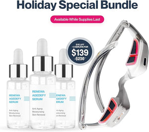 Renewa EyeLift | Under-Eye Beauty Tool with Gentle Light | Skincare Tool for Refreshing Brightening and Radiant-Looking Skin | at-Home Self-Care Facial Tool for Smoother-Looking Eyes