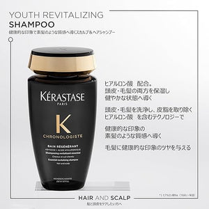 Kerastase Chronologiste R?g?n?rant Shampoo For Dull &amp Sensitized Hair Types - Hydrates and Strengthens Hair Revitalizes Hair &amp Scalp With Hyaluronic Acid &amp Vitamin E 8.5 Fl Oz