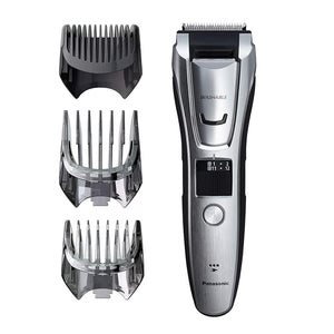 Panasonic Multi-Groomer Electric Beard Trimmer for Men Men¡¯s Trimmer for Beard Hair and Body 39 Trim Length Settings with 3 Attachments Corded/Cordless Operation ? ER-GB80-S (Silver)