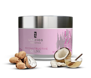 Lazzios Intense Hair Mask ? Deep Conditioning Treatment with Nano-Repair Technology Hydrating Keratin &amp Argan Oil Mask for Dry Frizzy Hair ? 300g