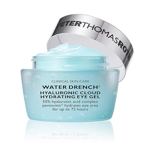Peter Thomas Roth | Water Drench¢ç Hyaluronic Cloud Hydrating Eye Gel | Hyaluronic Acid Gel With Caffeine, for Fine Lines, Wrinkles, Under-Eye Puffiness and Dark Circles