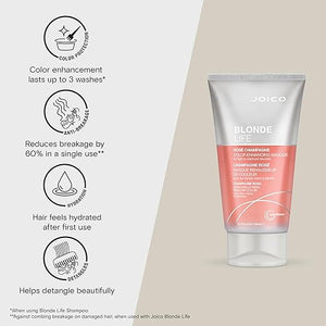 Joico Blonde Life Color Enhancing Masque | For Blonde Hair | Color Depositing Treatment | Maintain Unique Blonde Tones | Fortified With Monoi &amp Tamanu Oil