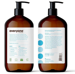 Everyone 2-in-1 Lotion for Hands/Body 32 ounce (Pack of 2) Unscented made for Men and Women