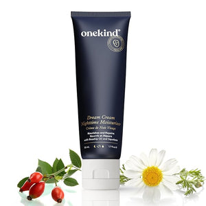Onekind Dream Cream Night Moisturizer ? Hydrating Anti-Aging Face Cream with Squalane Rosehip &amp Shea Butter ? Fragrance-Free Vegan for Dry &amp Sensitive Skin ? 1.7 oz