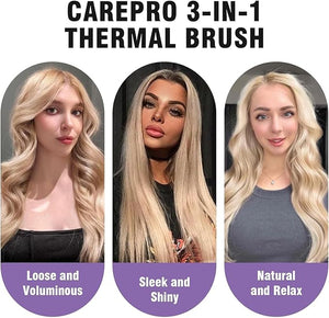 zavarea Thermal Brush 1.5 Inch Heated Round Brush for Blowout Look Hot Styler with 800M Negative Ions &amp Ceramic for Less Damage &amp Frizz Boosts Shine &amp Easy to Use Dual Voltage Valoran