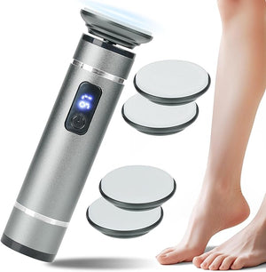 The 2025 Latest Model Electric Feet Callus Remover,Electric Foot Files for Men &amp; Women,Electric Callus Remover for Feet Dead Skin and Calluse,Rechargeable Digital Feet Callus with 4 Grinding Heads