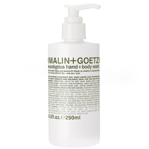 MALIN+GOETZ Eucalyptus Hand + Body Wash ? natural hydrating soapcleansing and purifying for all skin types prevents stripping or irritation on sensitive skin. Cruelty-free. 8.5 fl oz