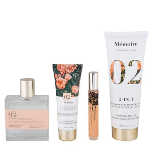 Memoire Archives Garden Party 4-Piece Unisex Gift Set