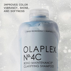 Olaplex No. 4C Bond Maintenance Clarifying Shampoo Deep Cleans Softens Restores Shine &amp Clarity For All Hair Types Experiencing Product Buildup or Excess Oil