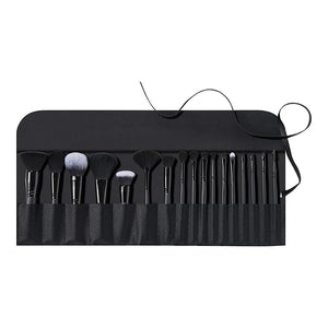e.l.f. Ultimate Makeup Brush Set &amp Travel Roll 17-Piece Brush Kit Brushes For Eyeshadow Foundation Powder Concealer &amp more Vegan &amp Cruelty-Free