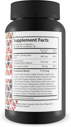 Pro Lean Belly Juice Capsules - Daily Cleanse Supplement - Support Digestive Health, Immune Health, Regularity, &amp; Overall Wellness - Detox Cleanse - Aid Improved Health &amp; Energy - With Psylliu