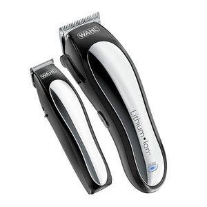 Wahl USA Clipper Rechargeable Lithium Ion Cordless Haircutting Clipper &amp Battery Trimming Combo Kit ? Electric Clipper for Grooming Heads Beards &amp All Body Grooming ? Model 79600-2101P