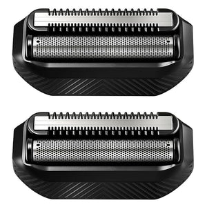 Pro Head Shaver Replacement Blades Compatible with MANSCAPED The HandymanLong Hair Leveler and Foil Blades for Portable Men's Travel Facial Hair Comb (2 pack)