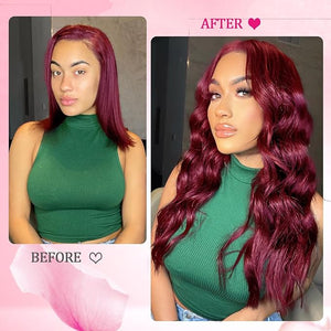 Clip in Hair Extensions Real Human Hair 120g 22inch Kinky Straight Clip ins 8pcs with 18clips Per Set Burgundy Soft Long Remy Human Hair Extensions Seamless Extensions Human Hair