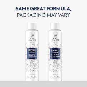 No Nothing Sensitive Extra Hold Hairspray Unscented Finishing Spray for Styling Wind &amp Humidity Protection Reduces Frizz &amp Split Ends Flexible Brushable Hold Hypoallergenic - 2 Pack (7.5