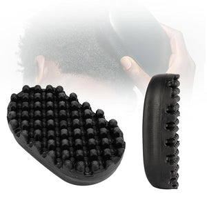 Rubber Curling Brush Comb Rubber African Comb Twist &amp Curl Tool Washable Rubber Styling Tool Men's &amp Women's Twist &amp Curl Brush Home Salon Hair Styling