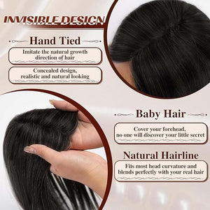 Clip in Hair Pieces for Women Toppers bangs hair clip Thinning Extensions Pieces Wiglets Covers Sparse hair loss