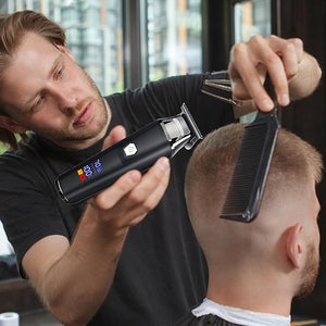 Hair Clippers for MenDigital Display Beard Shaver - Cordless Rechargeable Razor Haircut Kit for Home Travel Father Grooming Men