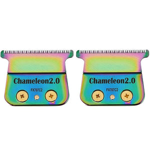 2PCS Replacement Blades Compatible with BaBylissPRO Barberology Replacement Blades for Babyliss Outlining Hair Trimmers (FX787) and LoPROFX Trimmers (FX726)