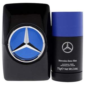 Mercedes Benz Intense Gift Set Perfumes for Men - Includes 2.7 oz Eau de Toilette Spray and 2.6 oz Deodorant Stick - Woody Scent - Opens with Notes of Pear - Evokes Power and Sensuality - 2 pc