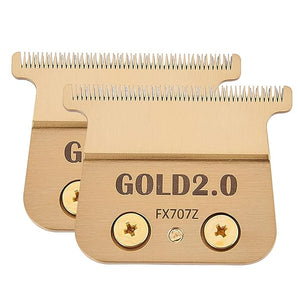 FX707Z DLC 2.0 Replacement Blades Compatible with BaByliss PRO Barberology Trimmer Blade,Zero-Gapped Replacement Trimmer Blade Compatible with BaBylissPRO FX787 &amp; FX726 Trimmer