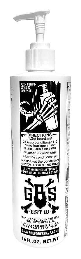 Grave Before Shave Beard conditioner facial hair conditioner with argan oil