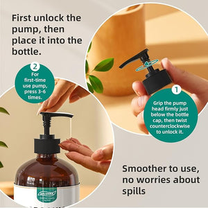 SYLVANA Organic Castor Oil with Pump (16oz Glass Bottle) USDA Certified Organic Cold Pressed Hexane Free Vegan - 100% Pure Castor Oil for Hair Growth Nourishing Skin Lashes &amp Eyebrows